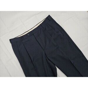 Brooks Brothers Pants Mens 38x32 Black 346 Madison Dress Formal Business Wool